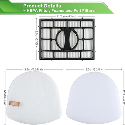VIEWALL Replacement Filter for Shark UV725 UV650 ZU560 ZU560C ZU561 ZU562 ZU572 - Image 4