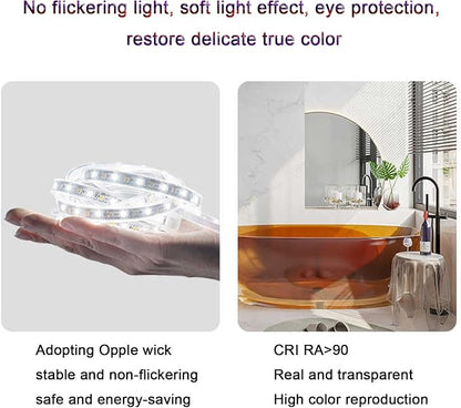 Bathroom Mirror with LED Lights，Smart Illuminated LED Bathroom - Image 8