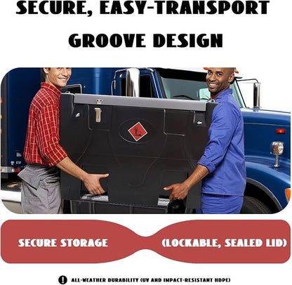 Portable Fuel Storage 58 Gallon Diesel Only Heavy-Duty PE Transfer Tank - Image 2