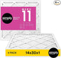 Simply 14x30x1 Air Filter, MERV 11, 4 Pack, by SimplyFilters