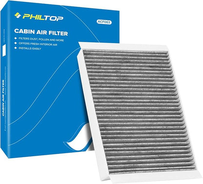 PHILTOP Cabin Air Filter w/Activated Carbon, Compatible by PHILTOP