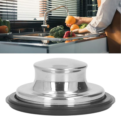 Kitchen Sink Stopper, Odorless Sink Plug Cover, Stainless Steel Garbage - Image 6