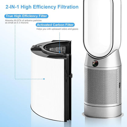 2 Pack Replacement True Filter for Dyson TP04 TP06 TP07 TP09 TP10 HP04 HP06 - Image 3