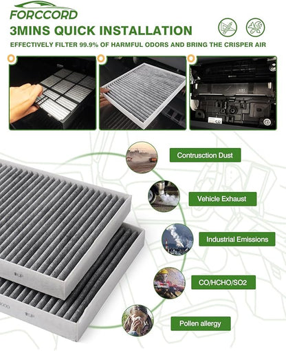 2-Pack HEPA Cabin Air Filter Fits - Image 5