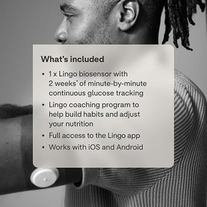 Lingo Continuous Glucose Monitor & App. Made by Abbott. Know the impact of what - Image 4
