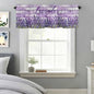 Kitchen Valances for Window, Retro Lavender on Farm Wood Grain Light Filtering by Unknown