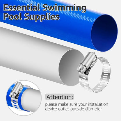 1.25" x 100 FT Pool Backwash Hose, Heavy Duty PVC Discharge Hose, Lay Flat - Image 4