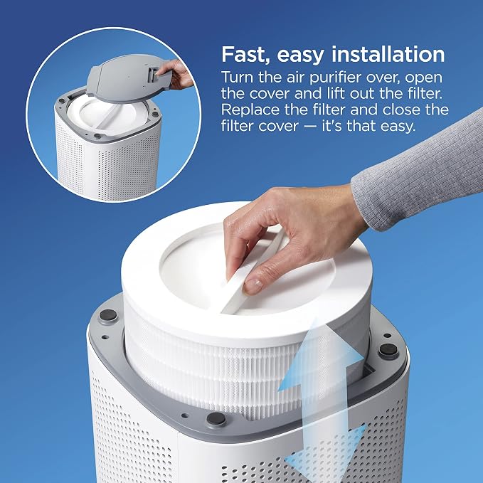 Clorox Large Room Air Purifier True HEPA Replacement Filter, 500 Sq. Ft. - Image 5
