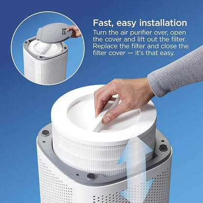 Clorox Large Room Air Purifier True HEPA Replacement Filter, 500 Sq. Ft. - Image 5