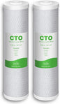 SimPure Whole House Water Filter Cartridges 5 Micron 20" x 4.5" CTO Activated by SimPure_Water