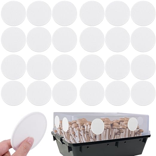 24 Pcs 2.5" Monotub Adhesive Filter Disks-2MM Thick Monotub Filter by Nkiy+Quen