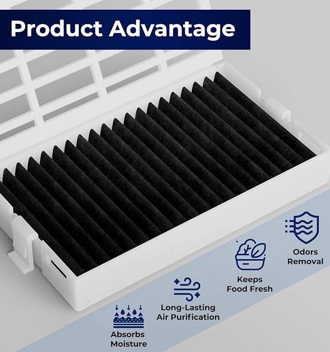3 PACK W10311524 Refrigerator Air Filter Replacement Compatible - Image 4