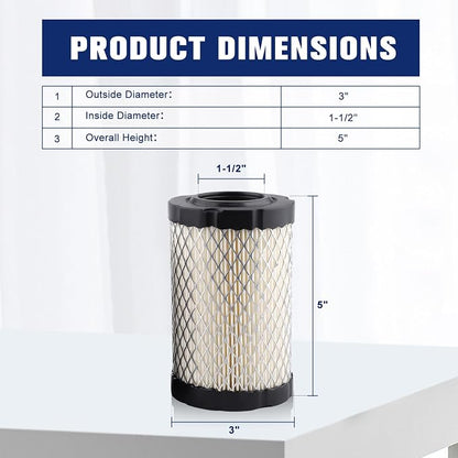 Air Filter Maintenance Kit for Husqvarna YTA18542 YTA22V46 YTA24V48 YTH18542 - Image 3