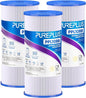 PUREPLUS 5 Micron 10" x 4.5" Whole House Pleated Sediment Filter by PUREPLUS