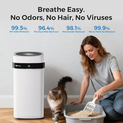 Airdog X5 Pet Air Purifier for Homes Covers Up to 1614 Ft², TPA Technology - Image 3