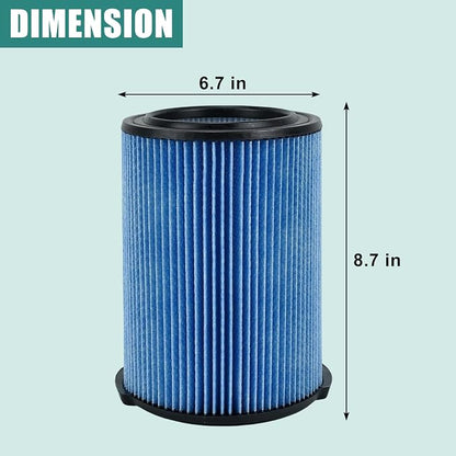 2 Pack VF5000 Wet/Dry Cartridge Replacement Filter - Image 2