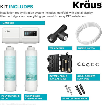 KRAUS Purita 2-Stage Under Sink Water Filtration System - Image 4