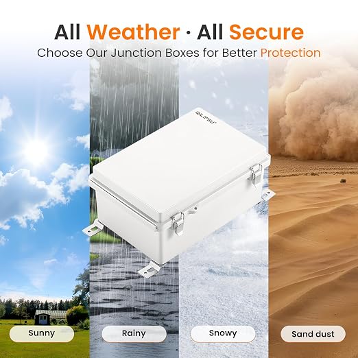 QILIPSU Waterproof Junction Box IP67 Outdoor Plastic Electrical Project - Image 5