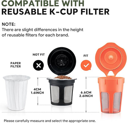 Disposable Paper Coffee Filters K Cup Paper Filters - Image 3