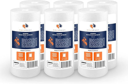 Aquaboon 5 Micron 10 x 4.5 Well Water Sediment Filter Replacement Whole House by Aquaboon