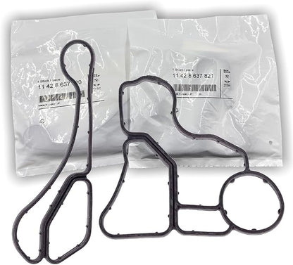 OEM Parts 2pcs, N55 N54 N52 N51 N20 Engine Oil Filter Housing Gasket kit by Professionalautomotiveparts