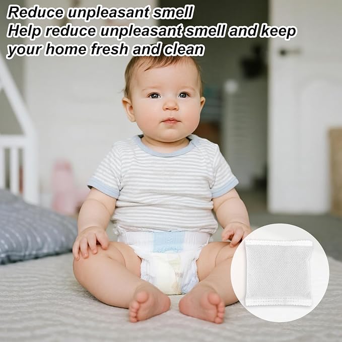 12pcs Carbon Filter Refills for Playtex Diaper Genie, Activated Charcoal - Image 4