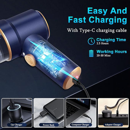 KMM Handheld Car Vacuum Cleaner, 9000Pa Vacuum Cleaner and Air Duster, 120W - Image 4