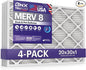 BNX TruFilter 20x30x1 Air Filter MERV 8 by BNX
