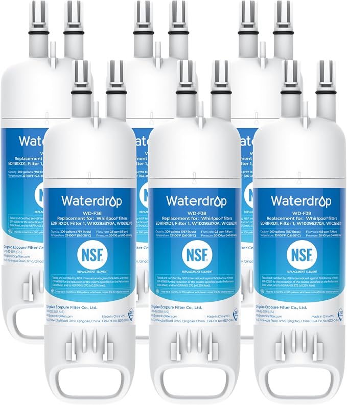 Waterdrop EDR1RXD1 Replacement for Everydrop® Filter 1, W10295370A, Kenmore® by Waterdrop