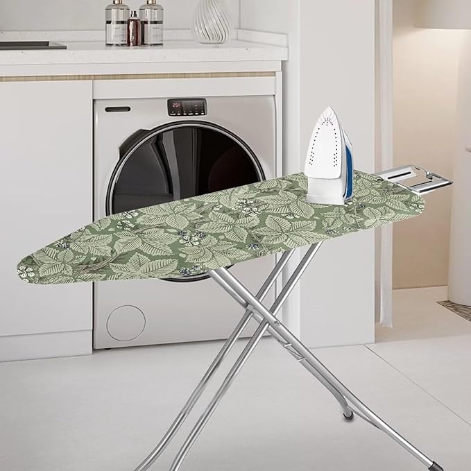 ZCFYGDX Ironing Board Covers Lightweight & Breathable Anti-Slip & Wear-Resistant (14 x 45 in) with Nylon Buckle Straps Elastic Edge Easy to Install, Scorch Resistant, William Morris Prints Size-S