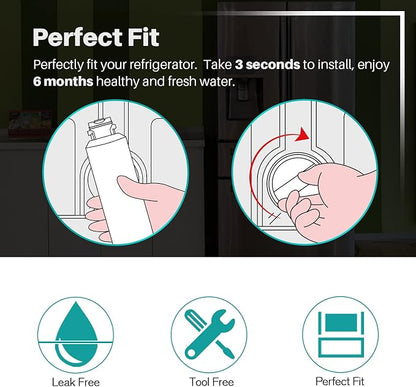 ICEPURE PLUS NSF/ANSI 53 DA29-00020B Refrigerator Water Filter Compatible - Image 7