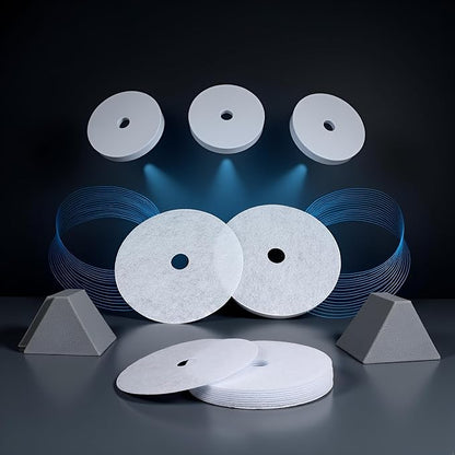 4 Pcs White Cloth Dryer Exhaust Filter, - Image 2