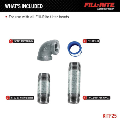 Fill-Rite KITF25 Filter Installation Kit - Image 2