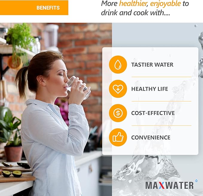 Max Water 10 Micron 20 x 4.5 Sediment Filter 20 inch Whole House BB Water - Image 6