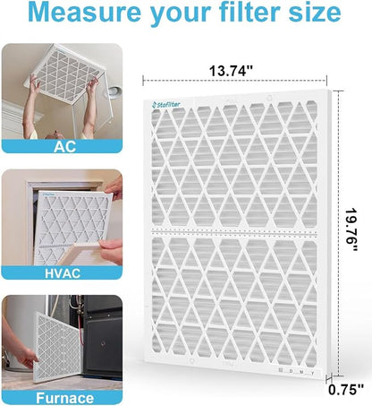 Reusable 14x20x1 Air Filter, 1 Foldable Frame + 6 Refills - Image 7