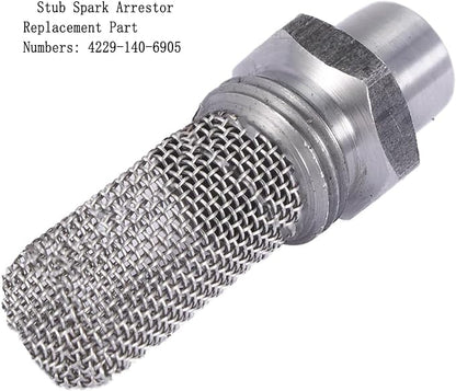 Compatible with 4229-140-6905 Stub Spark Arrestor with 4229 120 1800 Air Filter - Image 4