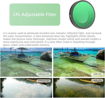 CPL Filter Compatible with Insta360 GO Ultra Camera Accessories CPL Circular - Image 7