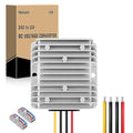 Nilight 24V to 12V Voltage Converter 240W 20A Regulator Step Down to 12VDC Waterproof DC Convert Reducer Power Supply Transformer Module for Golf Cart Scooters Trucks