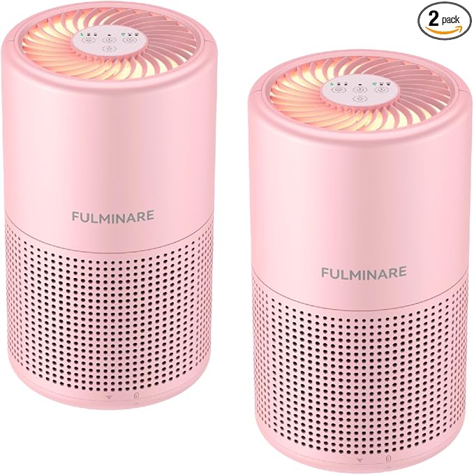 FULMINARE Air Purifiers for Home H13 True HEPA Air Filter Quiet Air Cleaner by PureAirPowerfulSound