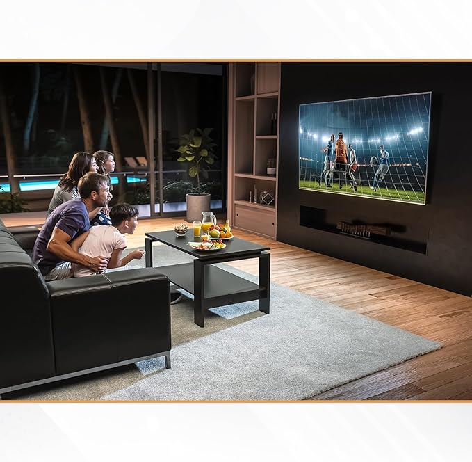 Ultra Slim Tilt TV Wall Mount Bracket for Samsung - 75" Class CU8000 Crystal UHD 4K Smart Tizen TV - UN75CU8000FXZA - Low Profile 1.7" from Wall, 12° Tilt Angle, Easy Install