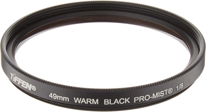 Tiffen 49WBPM18 49mm Warm Black Pro-Mist 1/8 Filter by Tiffen
