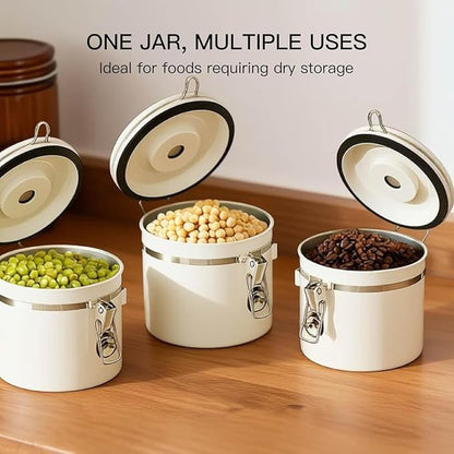 MEGAWISE Coffee Canister Stainless Steel – 1.2L Coffee Storage Container - Image 5