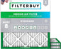 Filterbuy 10x10x1 Air Filter MERV 8 Essential Dust & Allergy Defense, by Filterbuy