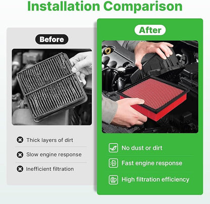 Engine+Cabin Air Filters Fit for 2014-2018 Chevrolet Silverado 1500＆GMC Sierra - Image 5