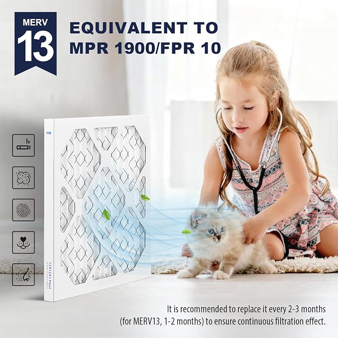 12×12×1 MERV 13 Furnace Air Filters - Image 6