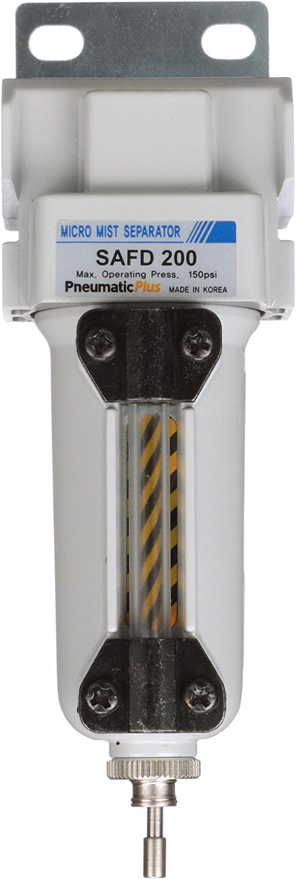 PneumaticPlus SAFD200-N02B-MEP Miniature Compressed Air Coalescing Filter - Image 2