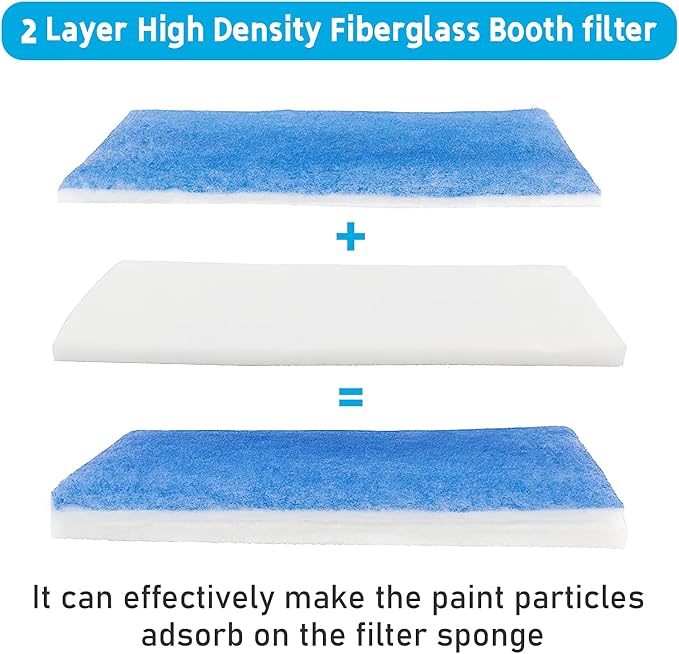 10 Pack Airbrush Spray Booth Filter Replacement Air Filter Airbrush Paint Booth - Image 4
