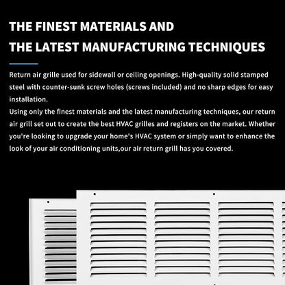 20x6 Air Register, Air Return Vent Cover, Flat Vent Cover, Rejillas De Aire - Image 5