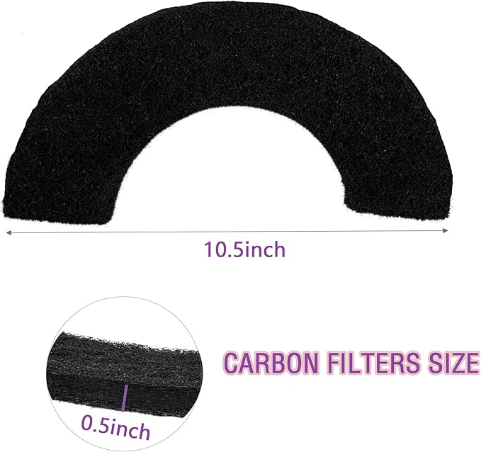 8 Pack Carbon Filters Compatible - Image 2