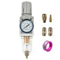 XingNEeng 1/4" NPT Compressed Air Filter Regulator Combo Piggyback, Water/Oil by Unknown